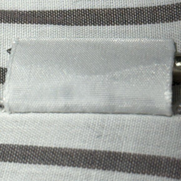 Vintage Towncraft 80's Classic Striped Button Down Short Sleeve Dress Shirt XL - Picture 7 of 8